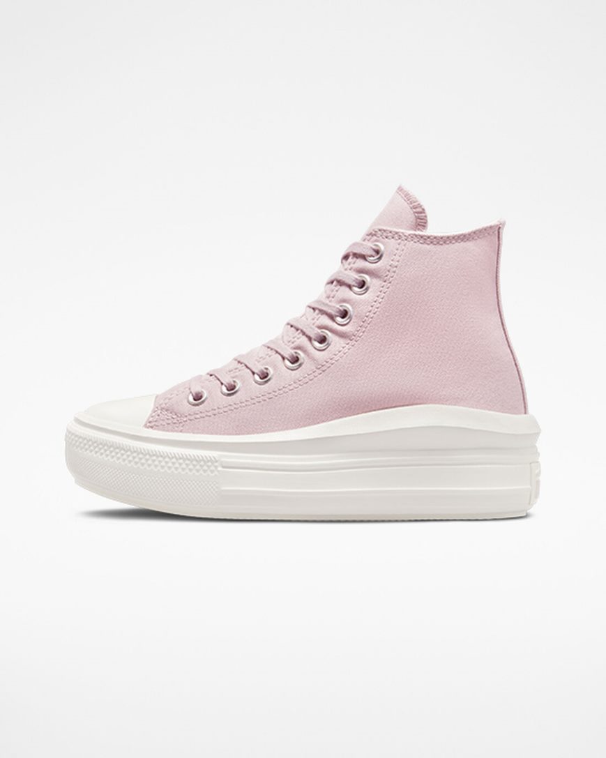 Women's Converse Chuck Taylor All Star Move High Top Platform Shoes Grey / Lemon | AU 14695E
